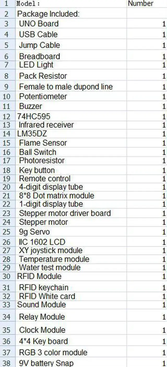 Alt view image 4 of 4 - UNO R3 Learning Kit - Motor Learning RFID Starter Kit