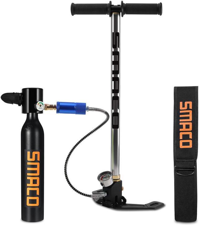 Mini refillable scuba tank - mini underwater breathing device