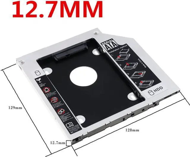 Alt view image 4 of 4 - 12.7mm SATA HDD SSD Hard Drive Disk Caddy/Bracket for TP550LA TP550LD TP550LJ