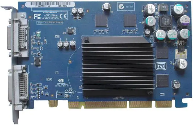 Main image of 180-10146-0000-A01 603-3254 630-4862 630-6627 GeForce FX5200 AGP 64MB ADC+DVI Video Graphics Card for PowerMacG5