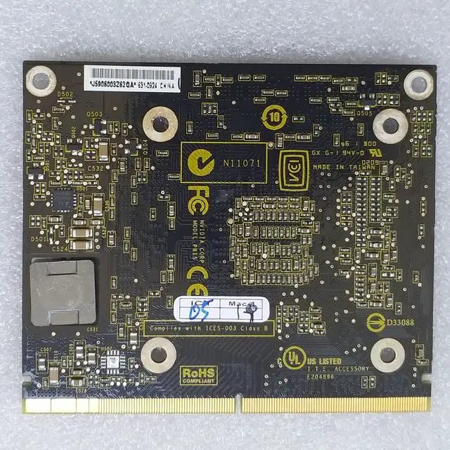 Alt view image 3 of 3 - 661-4990 631-0376 GT120 M76XT 256MB  Graphics Video Adapters Card  for  A1279