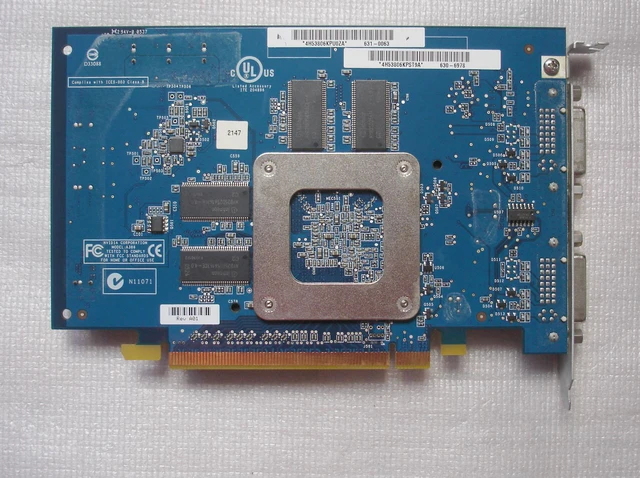 Alt view image 2 of 3 - Geforce 6600LE 256MB PCIE Video Graphics Card 631-0063 630-6978 for A1117 PowerMacG5 (DDR2 Memory)