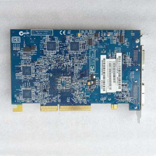 Alt view image 2 of 3 - Radeon 9600 Pro 64M  RV350 ADC DVI Video Graphics Card 603-4415 630-4925 109-A13600-01 for Power G5(DDR400) A1047 M9031LL M9020LL M9032LL M9393LL M9454LL M9747LL M9748LL M9749LL