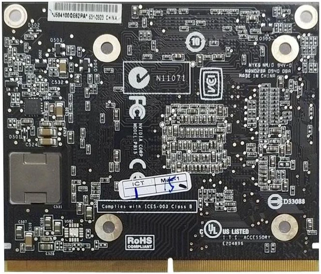 Alt view image 2 of 2 - 661-4990 631-0376 GT120 M76XT 256MB Graphics Video Card Adapters for A1279 Xserve MB449 EMC 2279