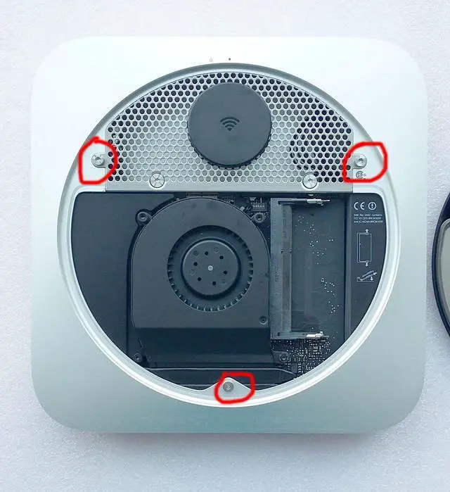 Alt view image 4 of 4 - Hex Socket Bottom Cover Screws (3pcs) 922-9574 for A1347 all mini 2010-2012 MC270 MC815 MC816 MD387 MD389 MC936