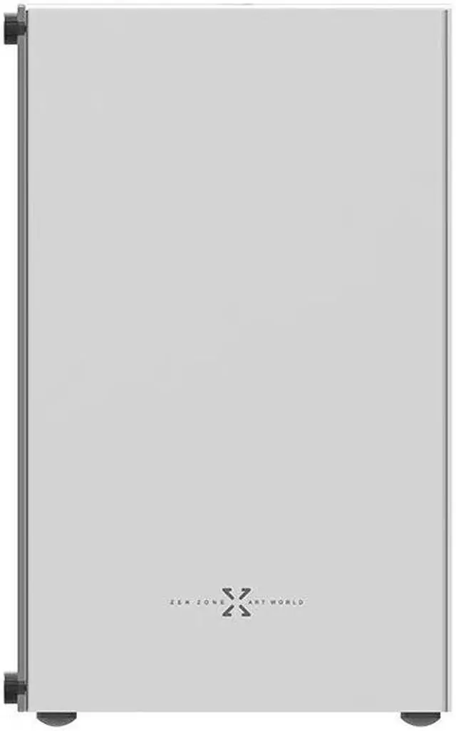 Alt view image 2 of 7 - ZZAW C2 Aluminum Alloy Computer Case Support MATX Motherboard ATX SFX Power Supply Desktop PC Mini Micro Slim Portable 2021 Mid Tower Small Chassis with Tempered Glass for Gaming and Home Use