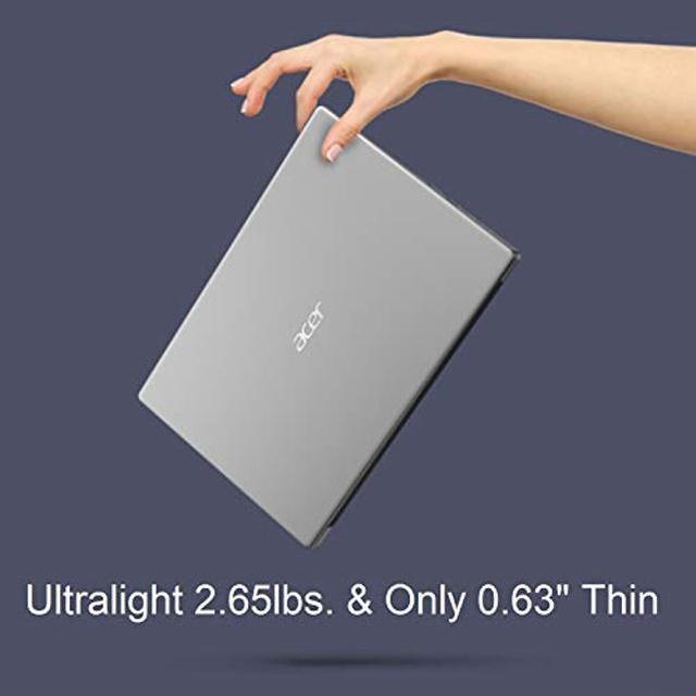 Alt view image 2 of 3 - Acer Swift 3 Intel Evo Thin & Light Laptop, 14" Full HD, Intel Core i7-1165G7, Intel Iris Xe Graphics, 8GB LPDDR4X, 256GB NVMe SSD, Wi-Fi 6, Fingerprint Reader, Back-lit KB, SF314-59-75QC