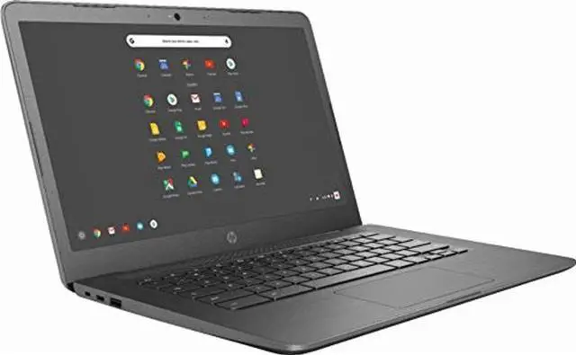 Alt view image 3 of 5 - HP 14-inch Chromebook HD Touchscreen Laptop PC (Intel Celeron N3350 up to 2.4GHz, 4GB RAM, 32GB Flash Memory, WiFi, HD Camera, Bluetooth, Up to 10 hrs Battery Life, Chrome OS , Black)