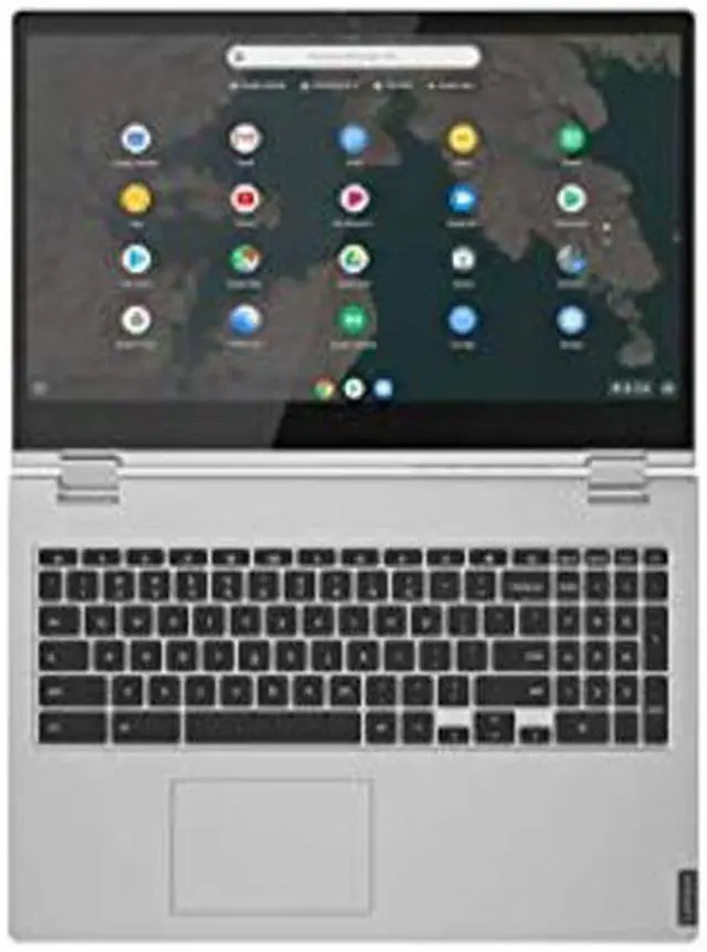Alt view image 4 of 5 - Lenovo Chromebook C340 Laptop, 15.6" FHD (1920 X 1080) Display, Intel Core i3-8130U Processor, 4GB DDR4 RAM, 64GB SSD, Intel UHD Graphics 620, Chrome OS, 2 In 1 Touchscreen, 81T90002UX, Mineral Grey