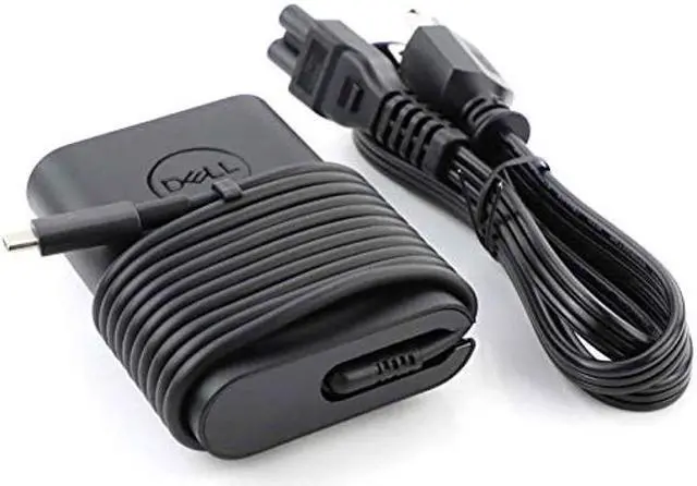 Alt view image 5 of 5 - New Dell Laptop Charger 65W(Watt) AC Power Adapter With Type c(USB-C/USBC) Tip Include Power Cord For XPS 12, 9250 XPS 13 9350 9360 9365 9370 9380, Latitude 7370 7280 7480 5480 7275 5290 7490