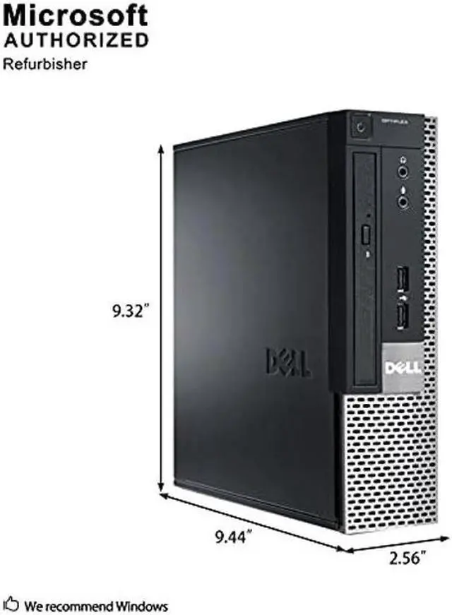 Alt view image 4 of 5 - DELL OptiPlex 7010 Ultra Small Form Factor Desktop PC - Intel Core i5-3470S 2.9GHz, 8GB, 240GB SSD, Windows 10 Professional (Renewed)'] - OEM