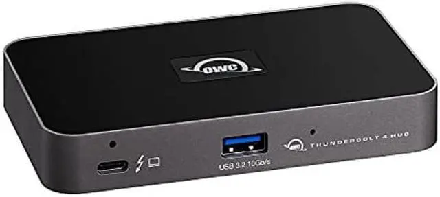 Main image of OWC Thunderbolt Hub, 5 Port, Compatible with M1 Macs, Thunderbolt 3 Equipped Macs, and Thunderbolt 4 PCs, (OWCTB4HUB5P)