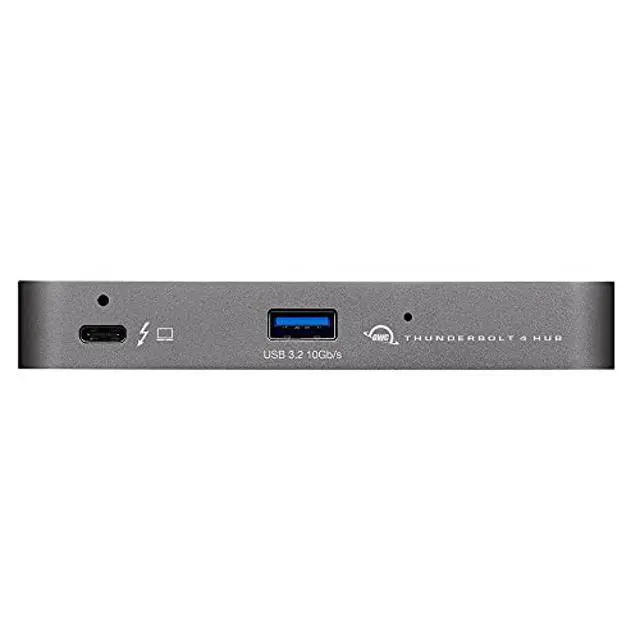 Alt view image 3 of 4 - OWC Thunderbolt Hub, 5 Port, Compatible with M1 Macs, Thunderbolt 3 Equipped Macs, and Thunderbolt 4 PCs, (OWCTB4HUB5P)