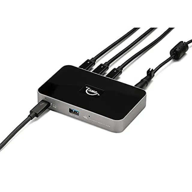 Alt view image 4 of 4 - OWC Thunderbolt Hub, 5 Port, Compatible with M1 Macs, Thunderbolt 3 Equipped Macs, and Thunderbolt 4 PCs, (OWCTB4HUB5P)
