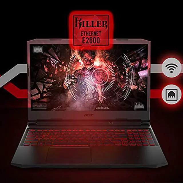 Alt view image 5 of 5 - Acer Nitro 5 AN515-45-R92M Gaming Laptop, AMD Ryzen 7 5800H (8-Core) | NVIDIA GeForce RTX 3060 Laptop GPU |15.6" FHD 144Hz IPS Display | 16GB DDR4 | 512GB NVMe SSD | WiFi 6 | RGB Backlit Keyboard - OEM