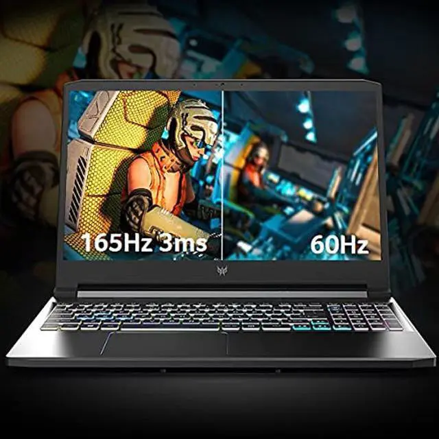 Alt view image 3 of 5 - Acer Predator Triton 300 PT315-53-7691 Gaming Laptop | Intel i7-11800H | NVIDIA GeForce RTX 3070 Laptop GPU | 15.6" QHD 165Hz 3ms IPS Display | 16GB DDR4 | 1TB SSD | Killer WiFi 6 | RGB Keyboard - OEM