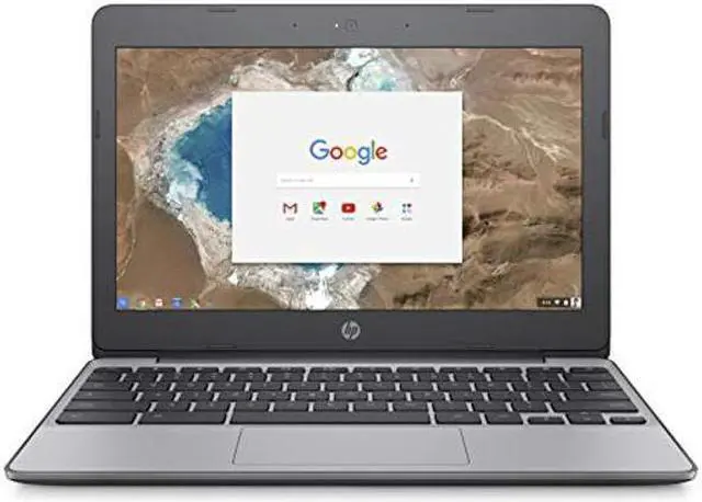 Main image of HP Chromebook 11-Inch Laptop, Intel Celeron N3060 Processor, 2 GB SDRAM, 16 GB eMMC Storage, Chrome OS (11-v000nr, Ash Gray) - OEM