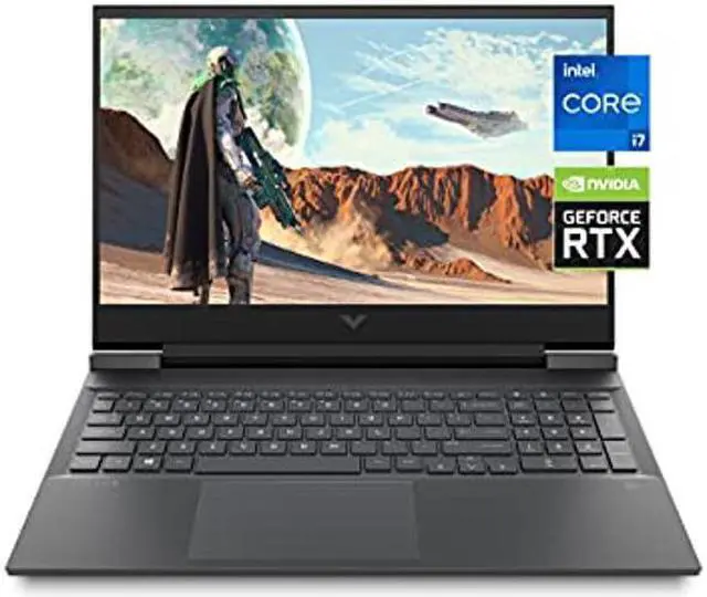 Main image of Victus 16 Gaming Laptop, NVIDIA GeForce RTX 3050 Ti, 11th Gen Intel Core i7-11800H, 8 GB RAM, 512 GB SSD, 144Hz Full HD Display, Windows 10 Home, Backlit Keyboard, Fast Charge (16-d0030nr, 2021)