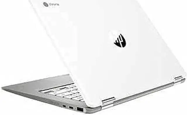 Alt view image 5 of 5 - HP Chromebook X360 14-inch Touchscreen 64GB eMMC Celeron N4020 (4GB Memory, Memory Card Reader, Chrome OS) White/ Mineral Silver, 14b-ca0645cl - OEM