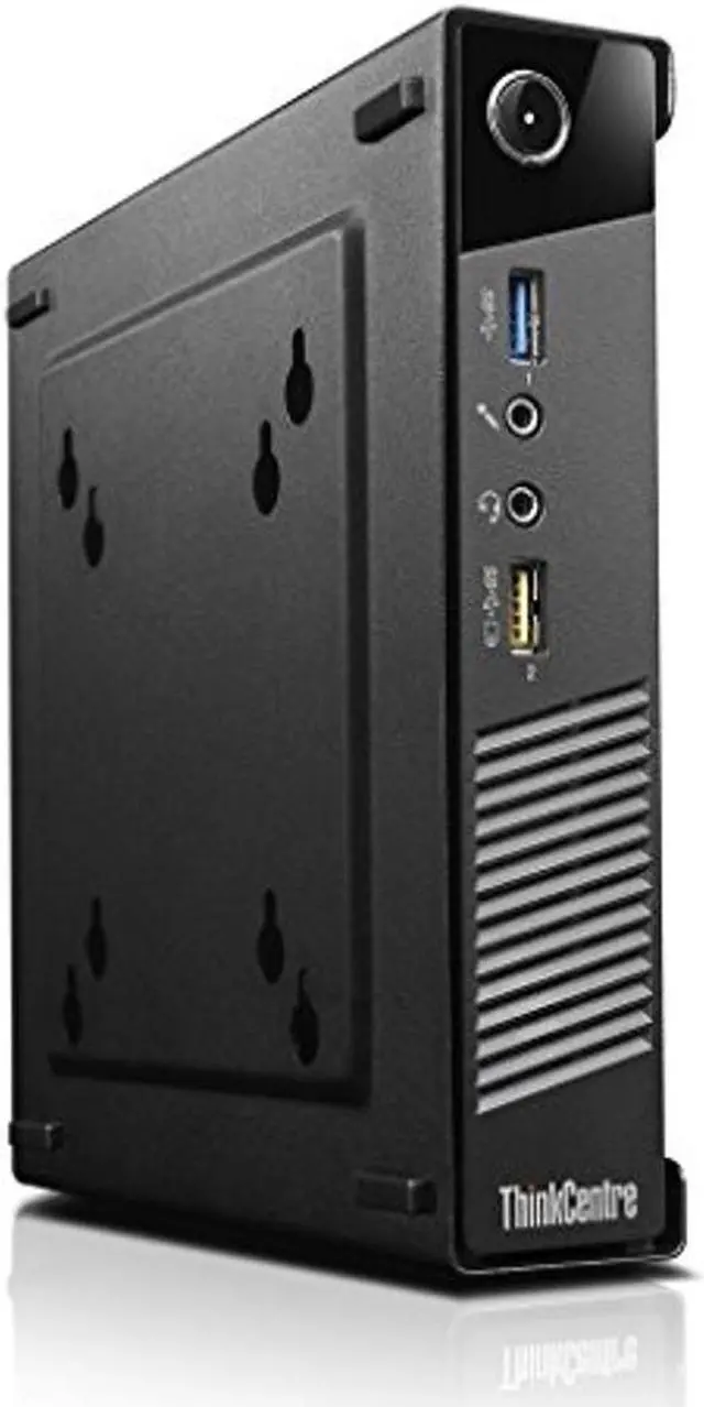 Main image of Lenovo ThinkCentre M73 Tiny Desktop (Intel i5-4590T Quad-Core 2GHZ, 8GB, 320GB, Wifi Windows 10 Professional Black (Renewed) - OEM