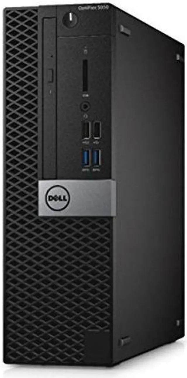 Alt view image 2 of 5 - Dell K3T2W OptiPlex 5050 Small Form Factor Desktop, Intel Core i7-6700, 8GB RAM, 256GB SSD, Black (Renewed)