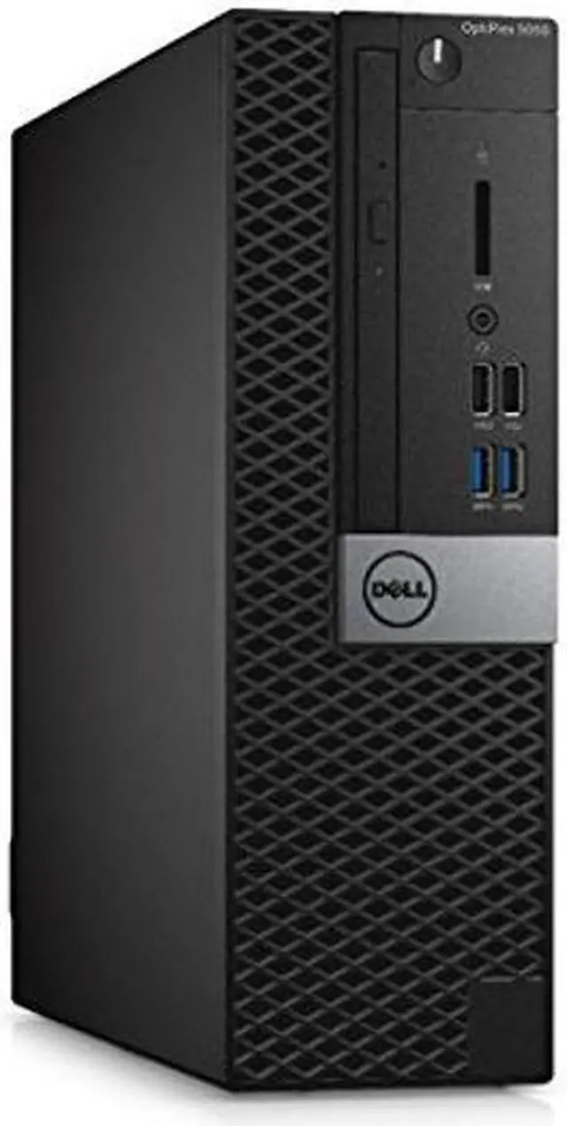 Main image of Dell K3T2W OptiPlex 5050 Small Form Factor Desktop, Intel Core i7-6700, 8GB RAM, 256GB SSD, Black (Renewed)
