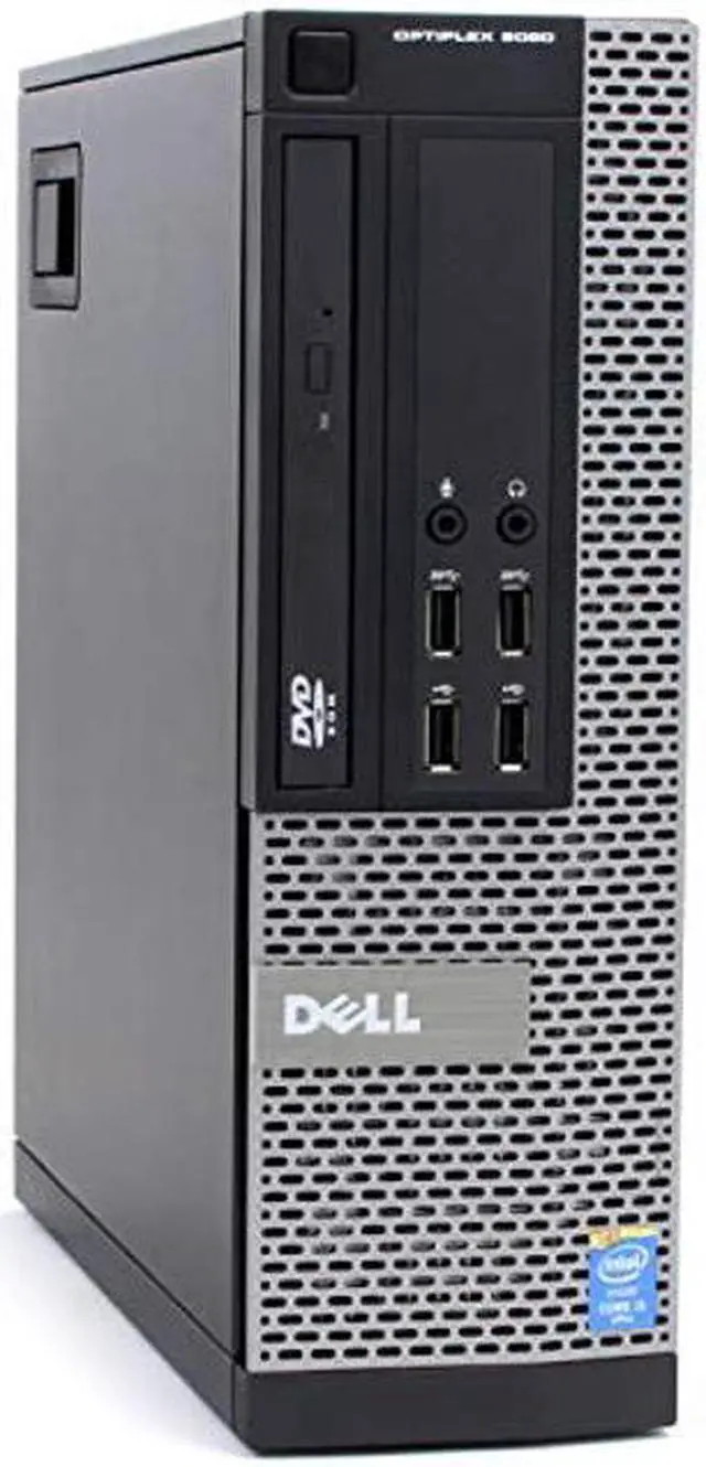 Main image of Dell Optiplex 9020 Small Form Desktop, Quad Core i5 4570 3.2Ghz, 16GB DDR3 RAM, 480GB SSD Hard Drive, DVD-RW, Windows 10 Pro (Renewed)