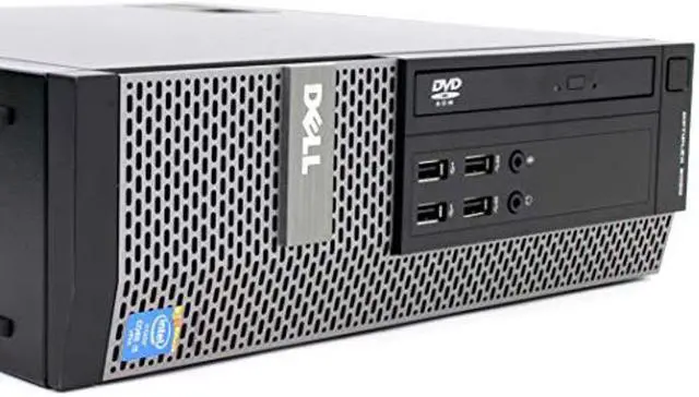 Alt view image 3 of 4 - Dell Optiplex 9020 Small Form Desktop, Quad Core i5 4570 3.2Ghz, 16GB DDR3 RAM, 480GB SSD Hard Drive, DVD-RW, Windows 10 Pro (Renewed)