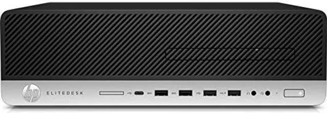 Alt view image 2 of 3 - HP EliteDesk 800 G3 Small Form Factor PC, Intel Core i5@3.4 GHz, 8 GB DDR4 RAM, 512 GB SSD, Windows 10 (Renewed)