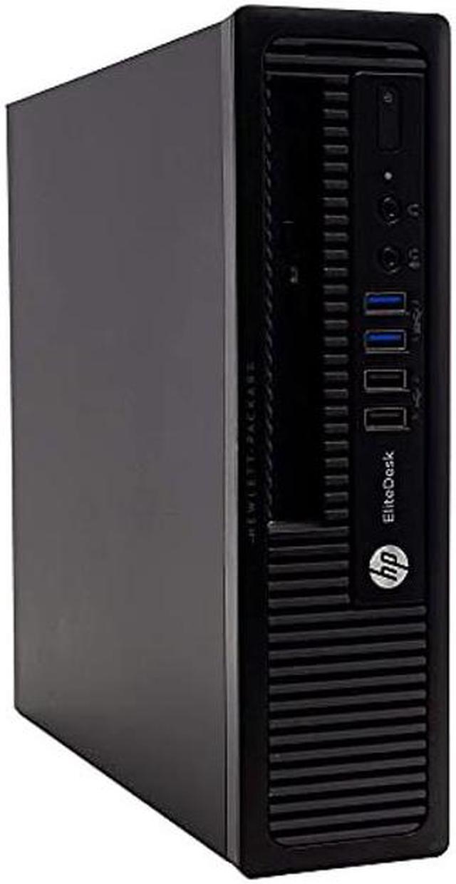 Main image of HP Elitedesk 800 G1 Ultra-Slim Desktop Computer, Intel i7-4770s up to 3.9 GHz, 16GB RAM, 240GB SSD, DVD, Windows 10 Professional 64 Bit (Renewed)