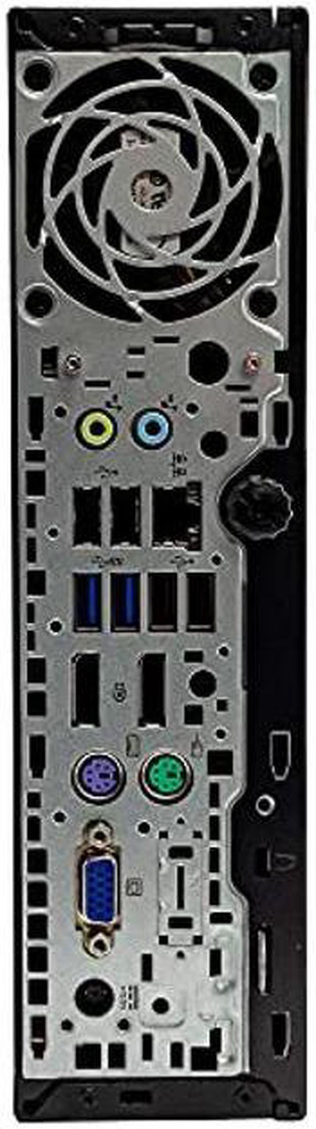 Alt view image 4 of 4 - HP Elitedesk 800 G1 Ultra-Slim Desktop Computer, Intel i7-4770s up to 3.9 GHz, 16GB RAM, 240GB SSD, DVD, Windows 10 Professional 64 Bit (Renewed)