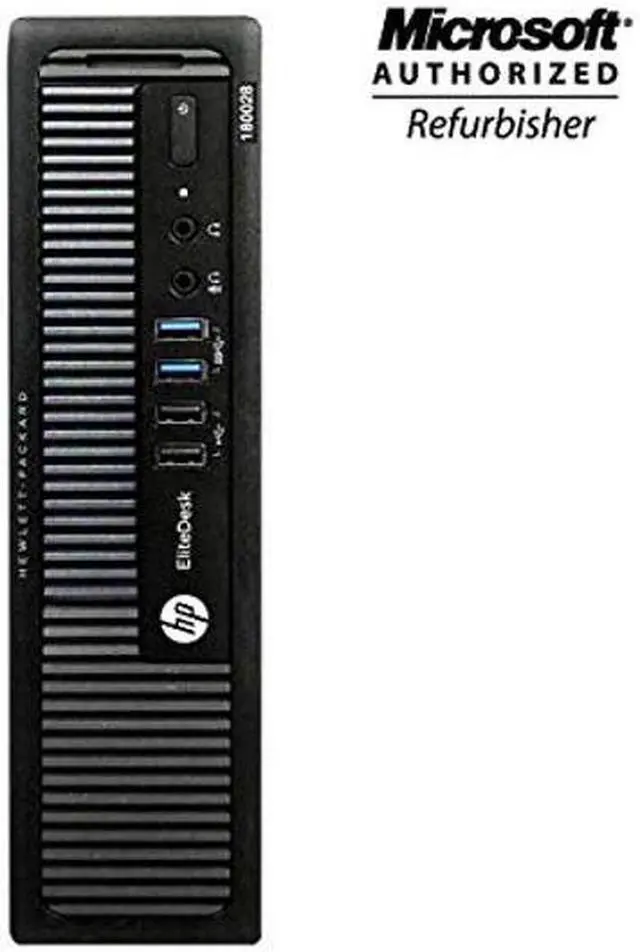Alt view image 2 of 4 - HP EliteDesk 800 G1 USFF Ultra-Slim Business Desktop Computer PC, Intel i5-4570s up to 3.6 GHz, 16GB DDR3 RAM, New 512GB SSD, Keyboard, Mouse, Wireless WiFi, Windows 10 Home 64 Bit (Renewed)