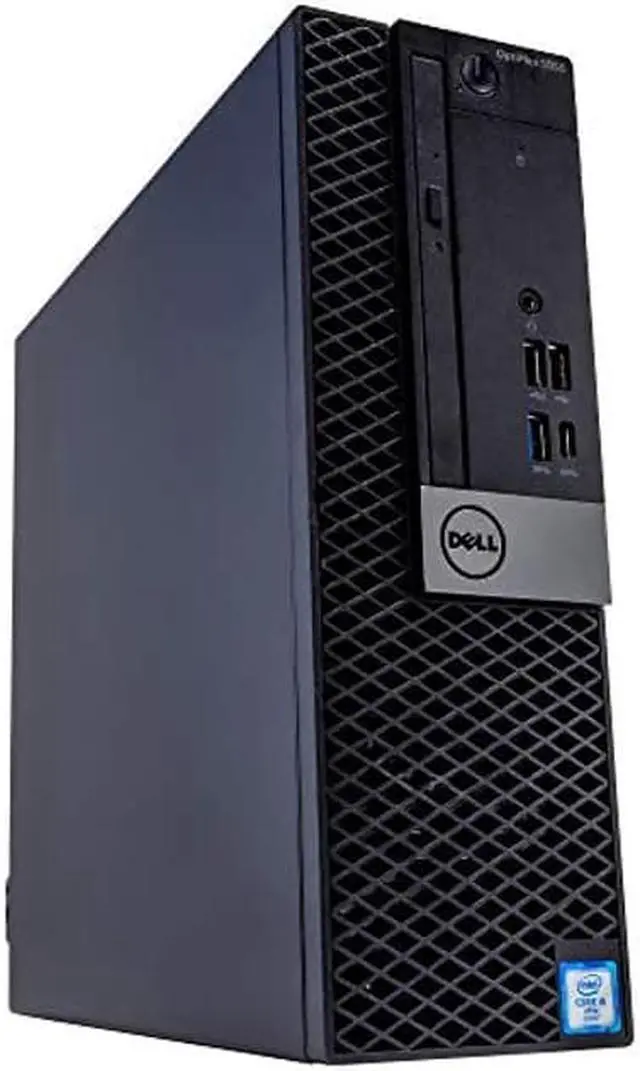 Alt view image 4 of 4 - Dell Business Desktop Optiplex 5050 Desktop Computer, Intel Core i7 Quad Core, 16GB RAM, 500GB Solid State Drive, DVD, Wi-Fi, Windows 10 Pro, Periphio Wireless Keyboard, 1080p Webcam (Renewed)
