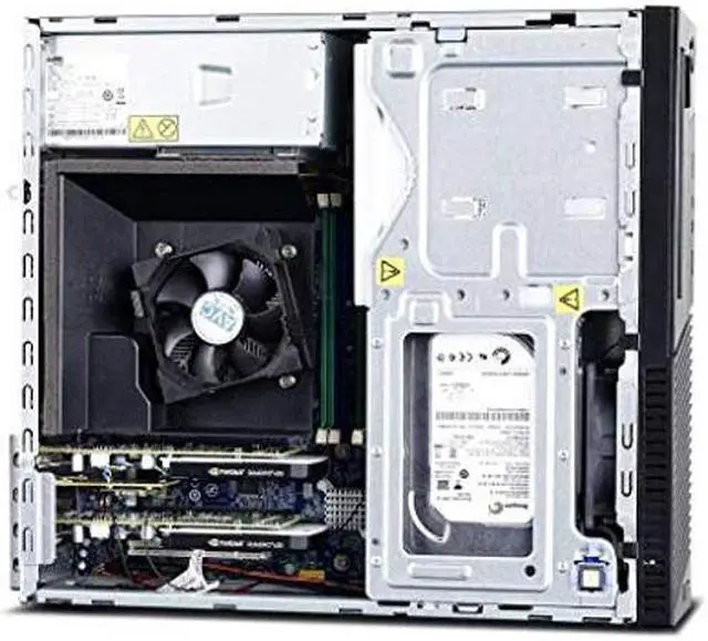 Alt view image 5 of 5 - Lenovo ThinkCentre M700 SFF Computer Desktop PC, Intel Core i5 6500 Processor, 8GB Ram, 128GB M.2 SSD, 500GB Hard Drive, Wireless Keyboard Mouse, WiFi | Bluetooth, Windows 10 Pro (Renewed)