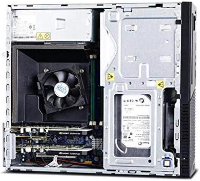 Alt view image 3 of 5 - Lenovo ThinkCentre M700 SFF Computer Desktop PC, Intel Core i5 6500 Processor, 8GB Ram, 128GB M.2 SSD, 1TB Hard Drive, Wireless Keyboard Mouse, WiFi | Bluetooth, Windows 10 Pro (Renewed)