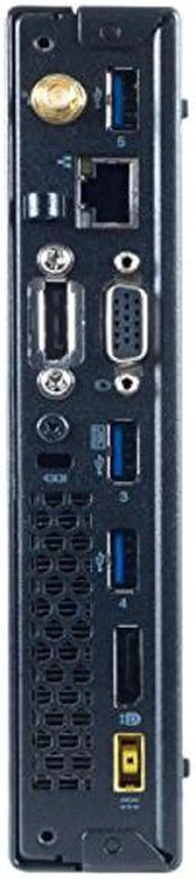 Alt view image 3 of 4 - 2018 Lenovo Think Center M93P Tiny Desktop PC, Intel Core I5-4570T 2.9GHz up to 3.6GHz, 8GB RAM, 240GB SSD, WIFI, BT 4.0, HDMI, USB 3.0, VGA, DP port, W10P64 (Renewed)