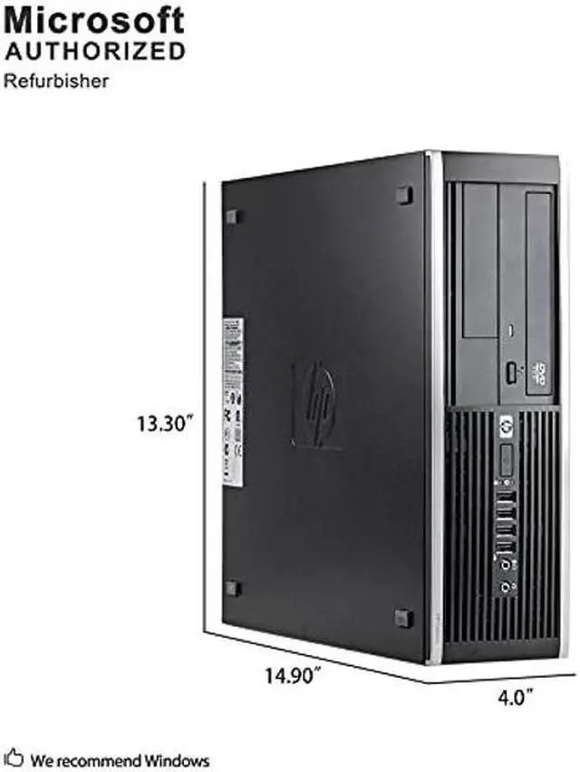Alt view image 3 of 5 - HP Compaq Pro 6305 SFF Business PC,AMD A6-5400B Max to 3.8GHz, 4G DDR3, 500G, DVDRW, VGA, DP, Win 10 64 Bit-Multi Language(Certified Renewed)