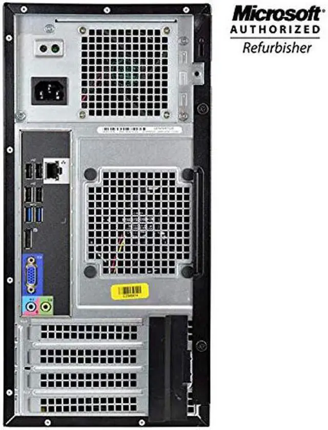 Alt view image 3 of 4 - Dell Optiplex 3020 Tower PC Desktop Computer - Quad Core Intel i5 4570 3.2 GHz, 8GB RAM, 1TB SSD, DVD-ROM Drive, Keyboard, Mouse, WiFi, Windows 10 Home(Renewed)
