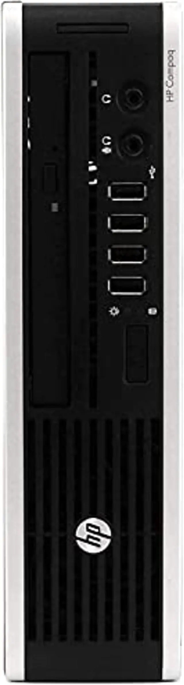 Alt view image 3 of 5 - HP EliteDesk 8300 Ultra Small Desktop Computer PC, Intel Quad Core i7, 8GB RAM, 256 GB SSD, Windows 10 Pro, New Periphio Webcam, Periphio Wireless Keyboard & Mouse, 5G WiFi (Renewed)
