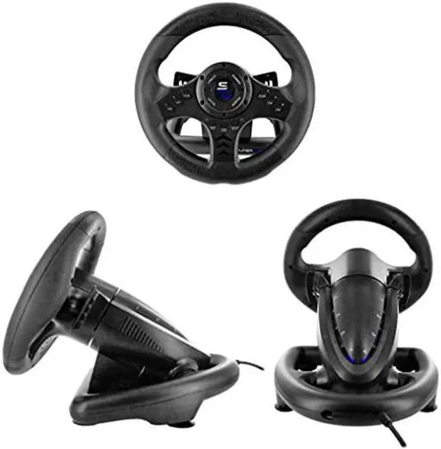 Alt view image 4 of 5 - Superdrive SV450 racing steering wheel with Pedals and Shifters Xbox Serie X / S, Switch, PS4, Xbox One, PC (programmable for all games)