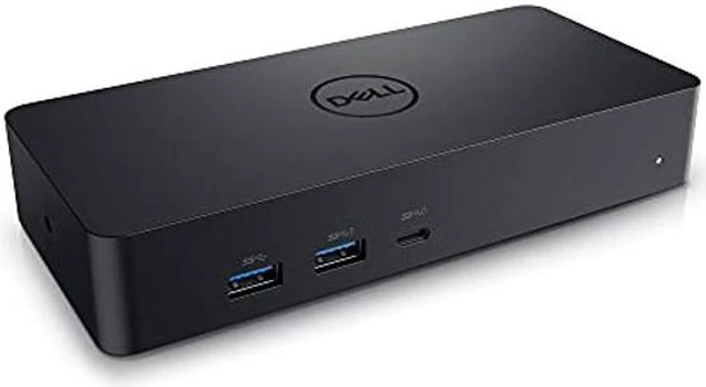 Main image of Dell Universal Dock - D6000S, Equipped with USB-C/USB-A PowerShare Options, Connect Upto Three 4K Displays, LED Indicator, Black