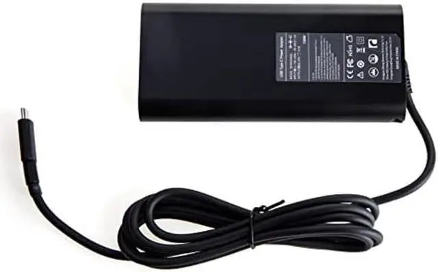 Alt view image 2 of 5 - 130W USB C Type C AC Power Adapter for Dell XPS 15 9500 17 9700 Latitude 7210 7310 7410 9410 9510 5420 5520 Precision 5550 5750 3560 3550 3551 Precision 5530 2in1 DA130PM170 Charger Supply Power Cord