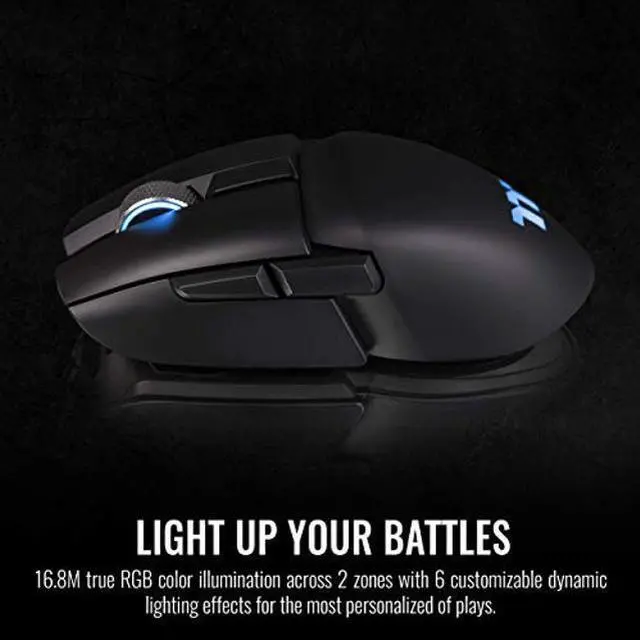 Alt view image 4 of 5 - Thermaltake Argent M5 Wireless 16.8M RGB Color Gaming Mouse, 6 Customizable Dynamic Lighting Effects, Pixart PMW-3335 Optical Sensor, DPI Adjustments Up to 16,000. GMO-TMF-HYOOBK-01