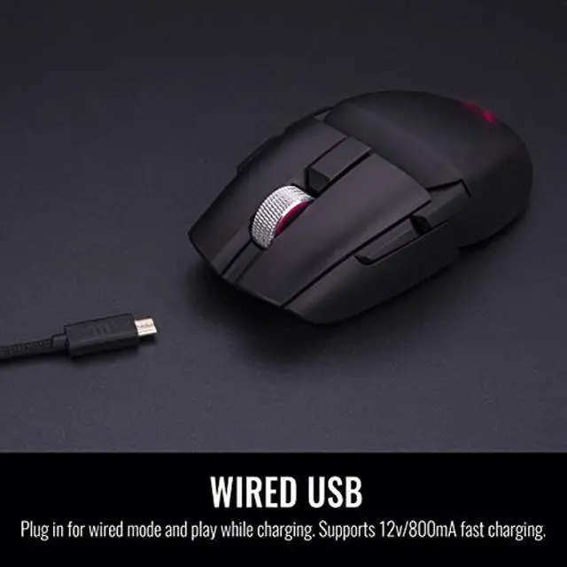 Alt view image 5 of 5 - Thermaltake Argent M5 Wireless 16.8M RGB Color Gaming Mouse, 6 Customizable Dynamic Lighting Effects, Pixart PMW-3335 Optical Sensor, DPI Adjustments Up to 16,000. GMO-TMF-HYOOBK-01