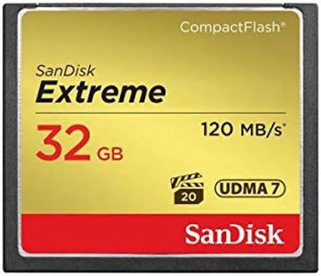 Alt view image 3 of 3 - SanDisk Extreme 32GB Compact Flash Memory Card UDMA 7 Speed Up To 120MB/s SDCFXS-032G-A46