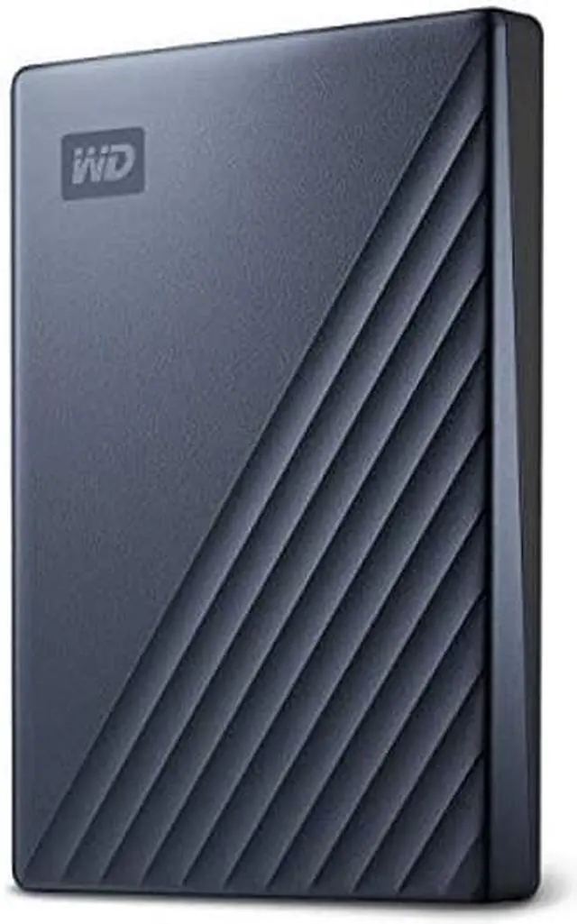 Alt view image 3 of 5 - WD 5TB My Passport Ultra Blue Portable External Hard Drive HDD, USB-C and USB 3.1 Compatible - WDBFTM0050BBL-WESN
