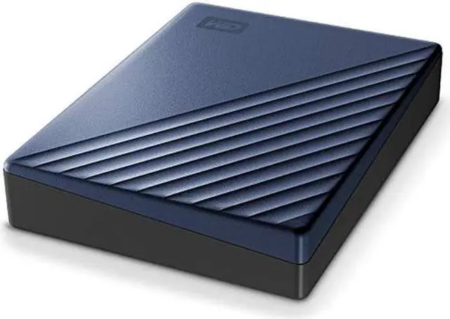 Alt view image 4 of 5 - WD 5TB My Passport Ultra Blue Portable External Hard Drive HDD, USB-C and USB 3.1 Compatible - WDBFTM0050BBL-WESN