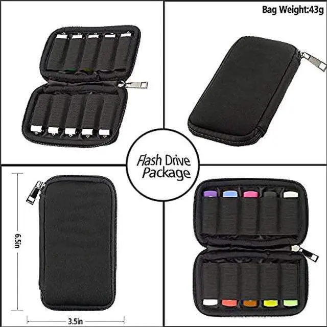Alt view image 4 of 5 - 4GB USB Flash Drives 10 Pack and USB Case of 10 Slots Bundle USB Holders to Organize 10 Thumb Drives 4 GB