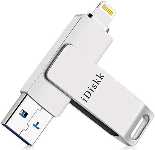 Main image of iOS MFi Certified iDiskk 256GB Flash Drive Photo Stick Mobile for iPhone (13/12/12 pro/12 pro max/11/11 Pro/XR/X) Memory Stick iPad External Photo Storage for MacBook/Laptops/ PC Photo Stick