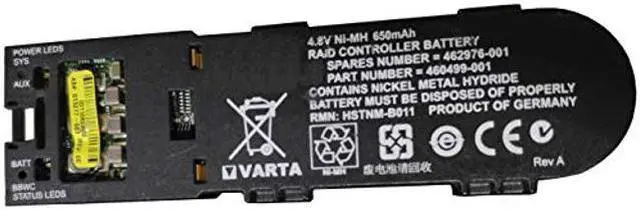 Alt view image 2 of 4 - Andglim 462976-001 650mAh Battery Replacement for HP Smart Array P P212 P400 P410 P410i P411 P800 Raid Controllers Series 460499-001 462969-B21 381573-001 398648-001 HSTNM-B011 4.8V